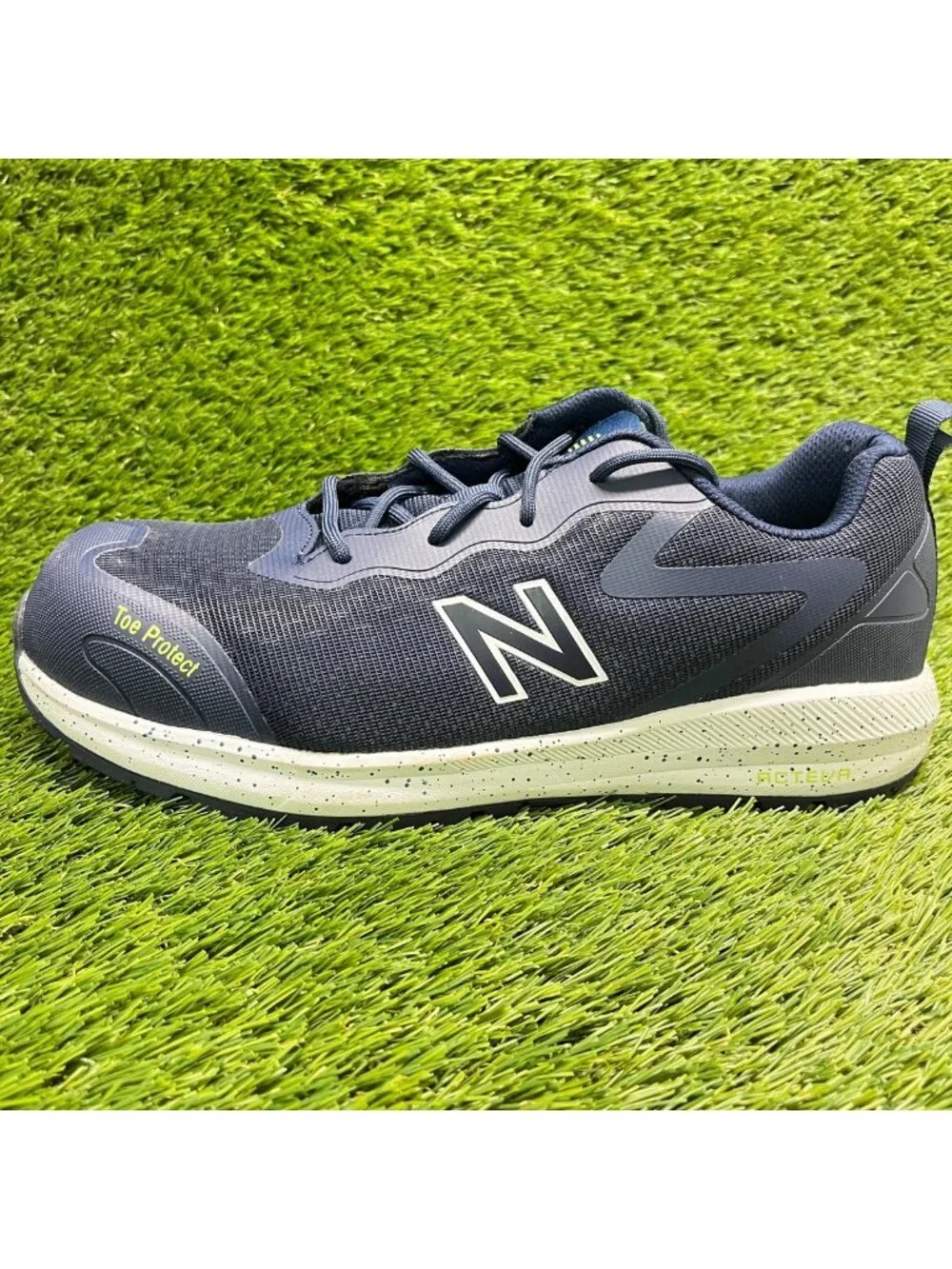 New Balance Logic Mens Size 8.5EE Navy White Composite Safety Toe Work Shoes
